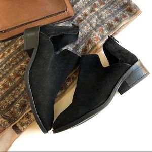 steve madden laramie suede cutout ankle boot